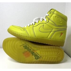 2017 Nike Air Jordan 1 Retro High OG BOX Slight Used Gatorade Cyber Mens Size 10